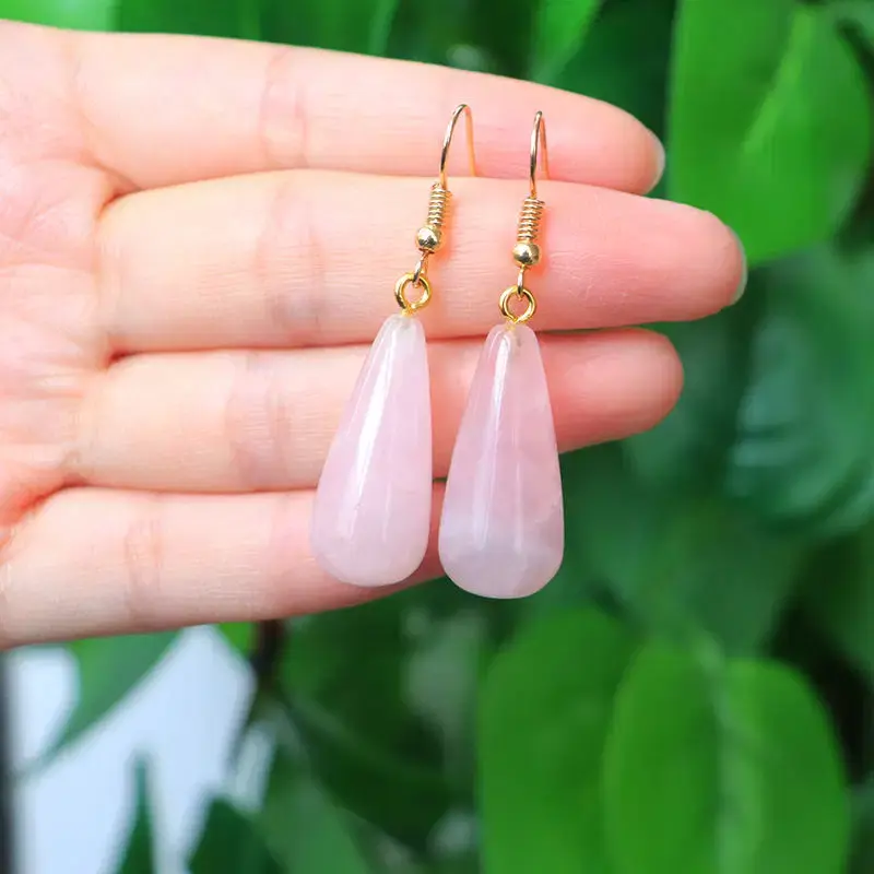 Thumbnail: Rose Quartz Earrings
