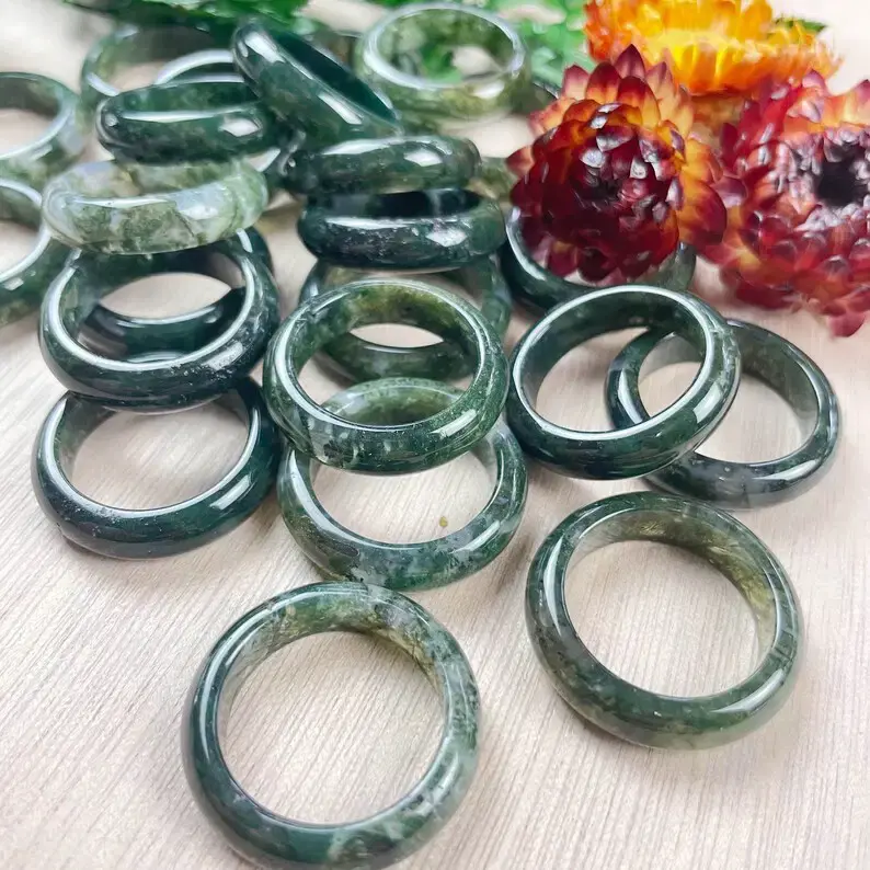 Thumbnail: Moss Agate Ring