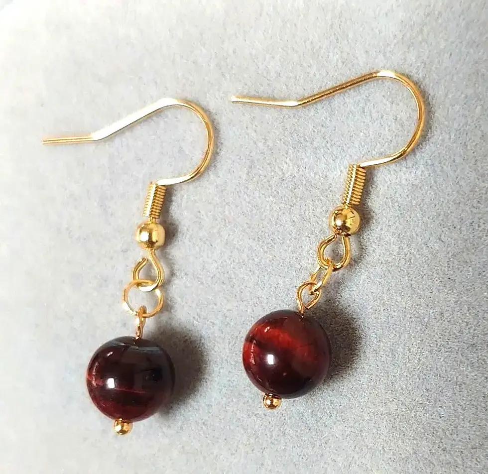 Thumbnail: Tiger Eye Earrings
