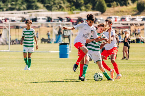 Boys playing soccer for Snohomish United Premier League