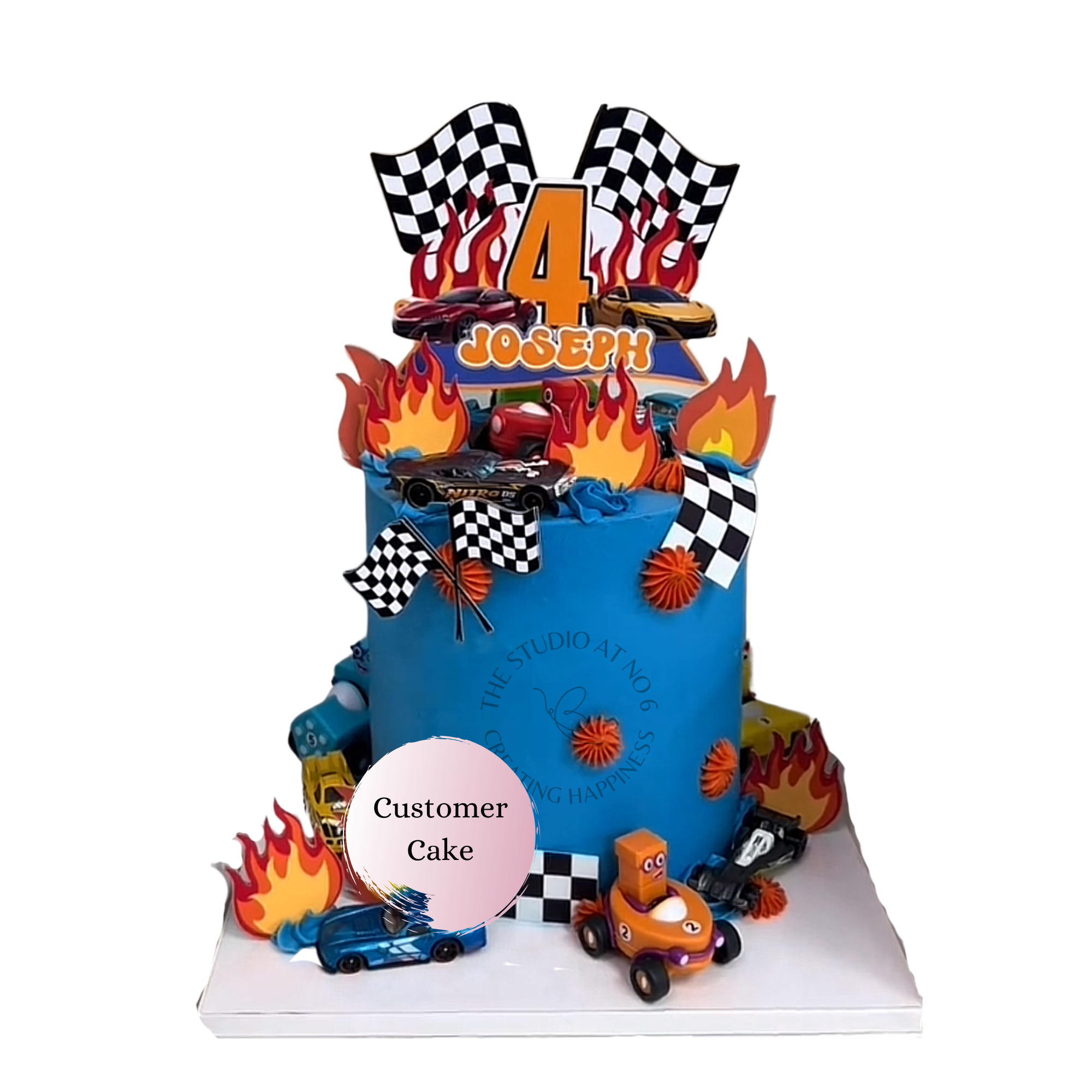 Racing Car  Cake Topper
