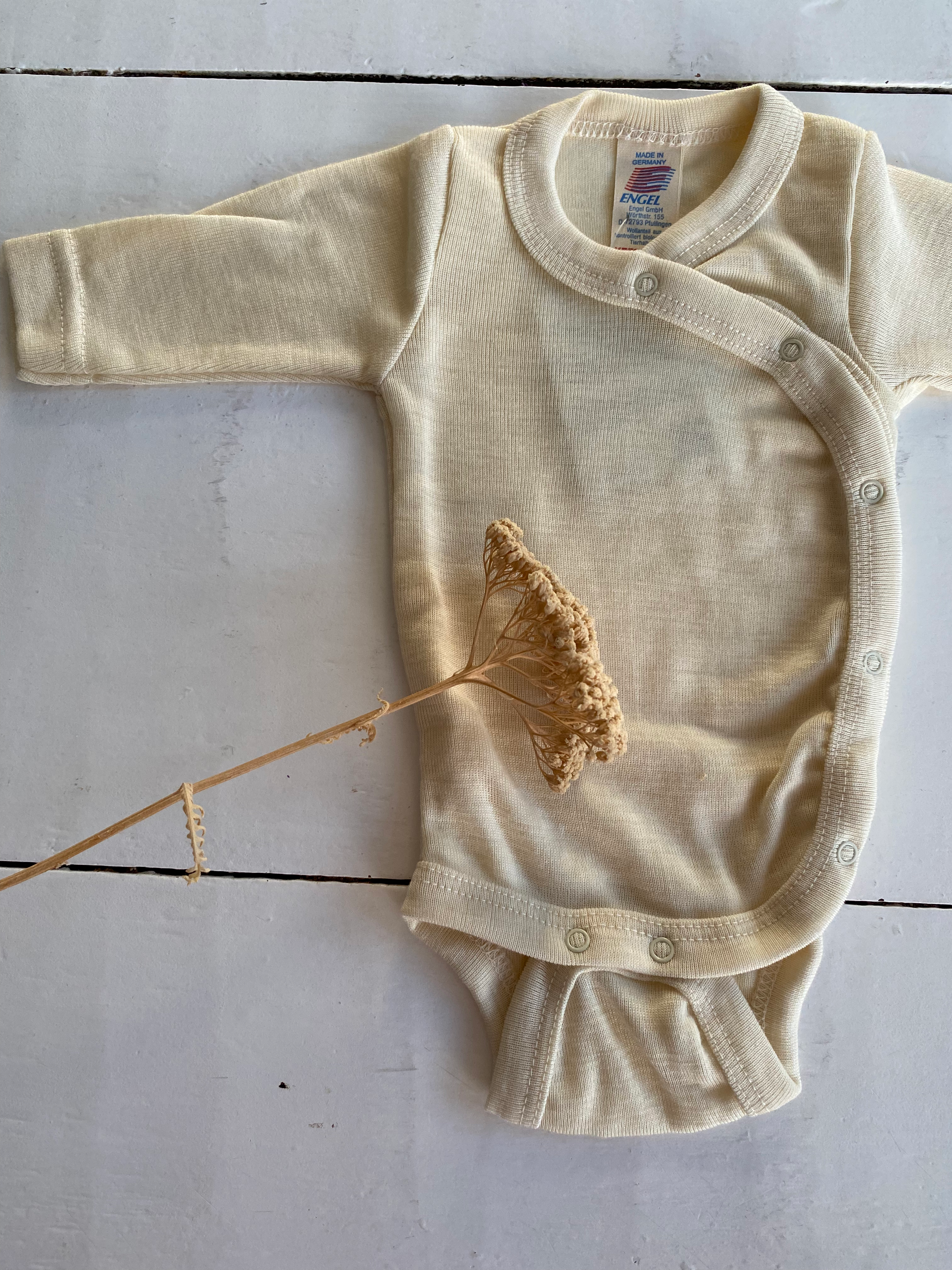ENGEL baby mini - body long sleeved (natural)