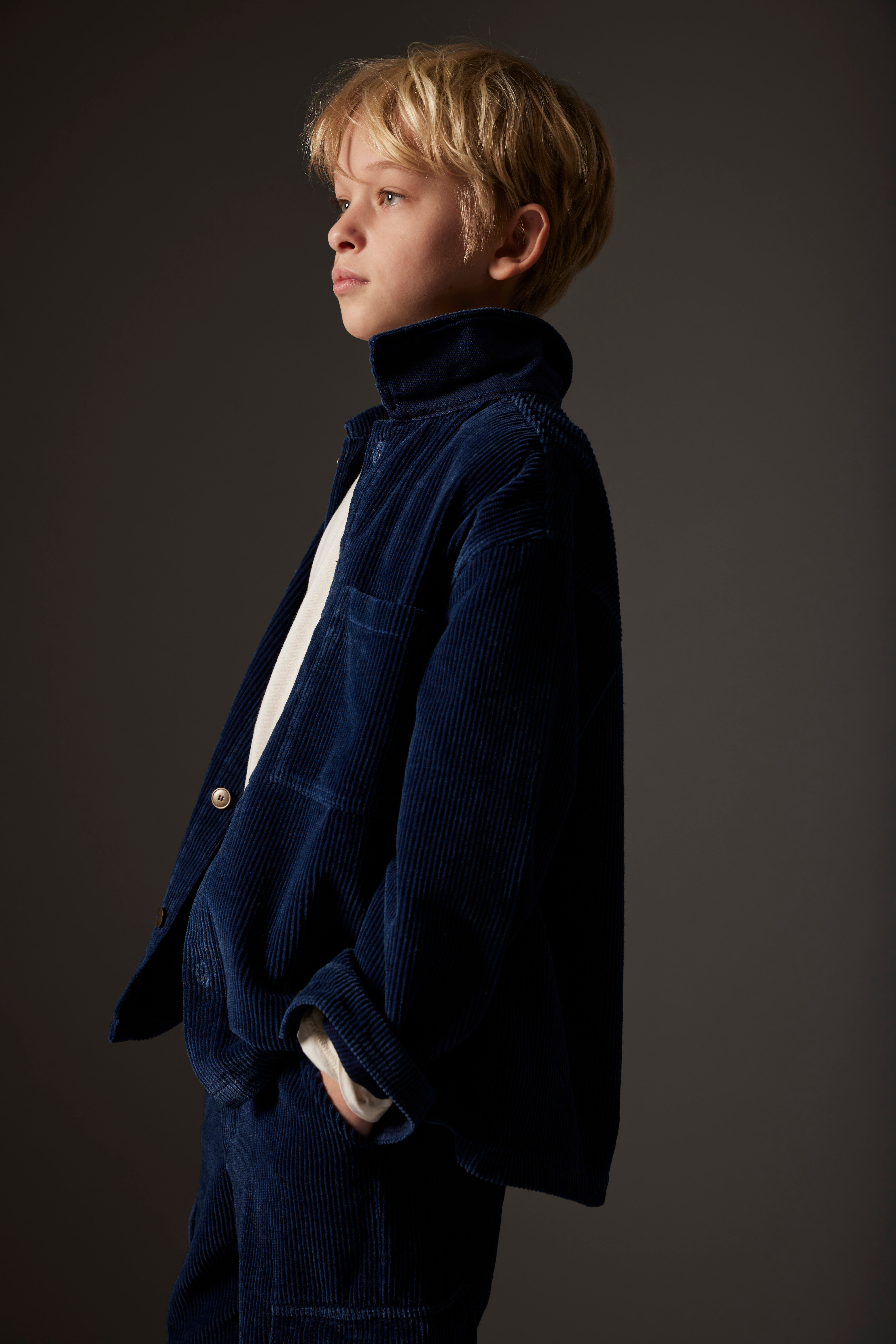 COZMO denim corduroy shirt