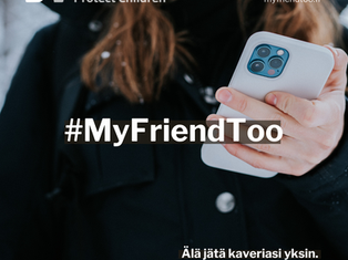 Ny, innovativ #MyFriendToo-webbplats främjar rapportering av sexualbrott till vuxna