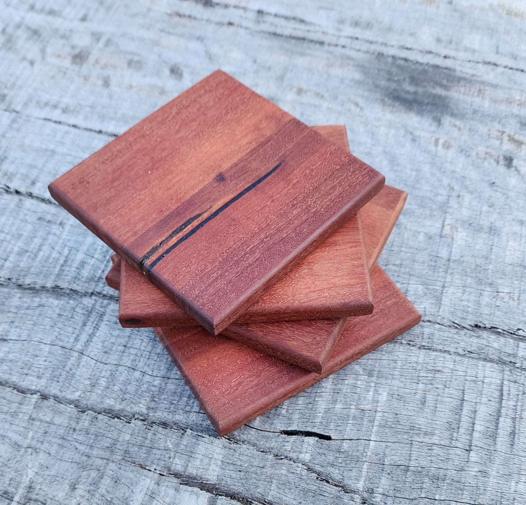 Recycled Hardwood Coaster