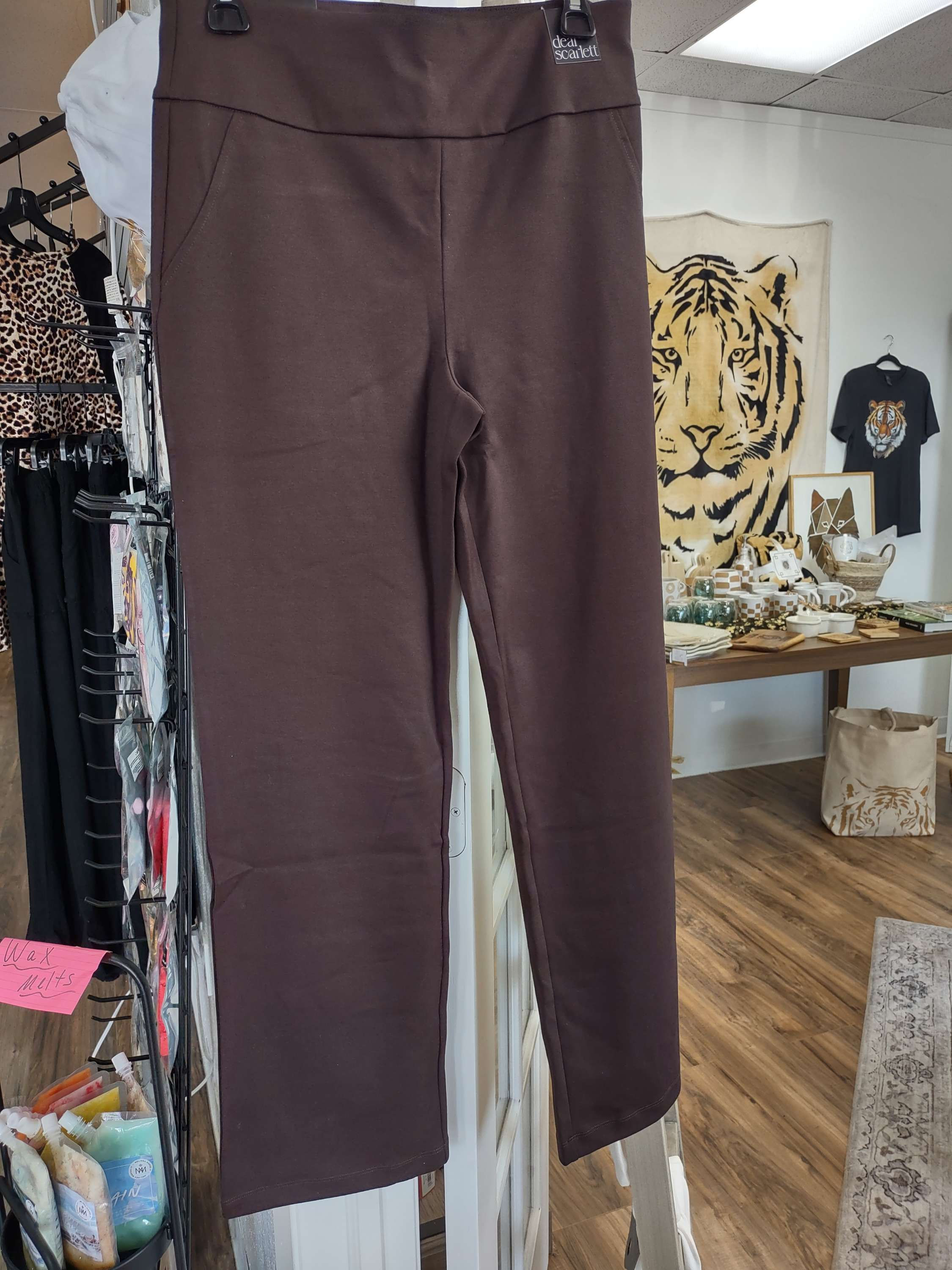 Magic Pants Cropped Skinny (Chocolate Brown)