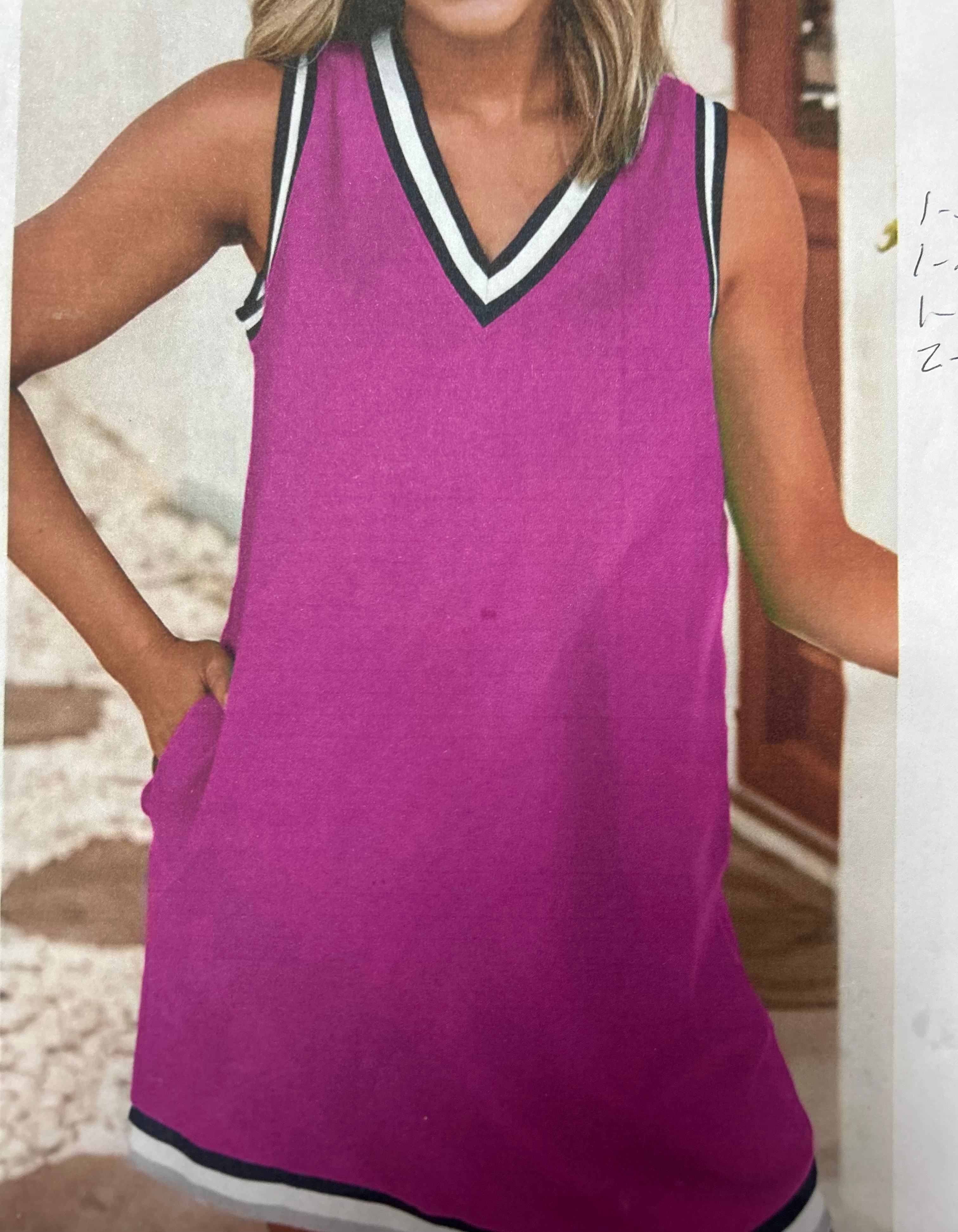 By Day dress, orchid