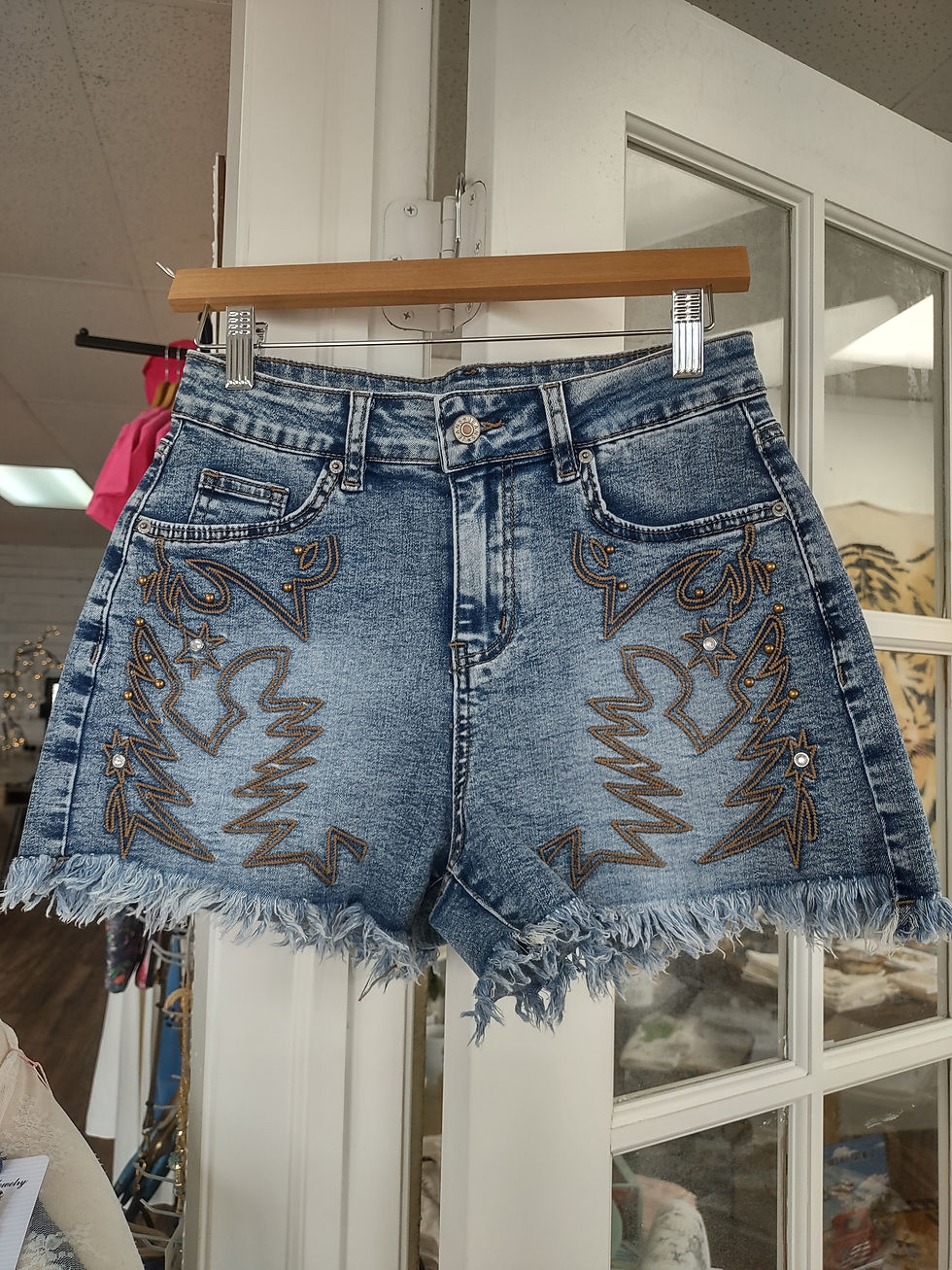 Thumbnail: Studded Accent Shorts