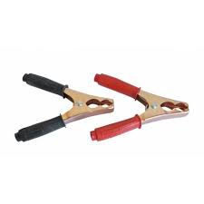 PINZA BATTERIA 80A 180MM NERA