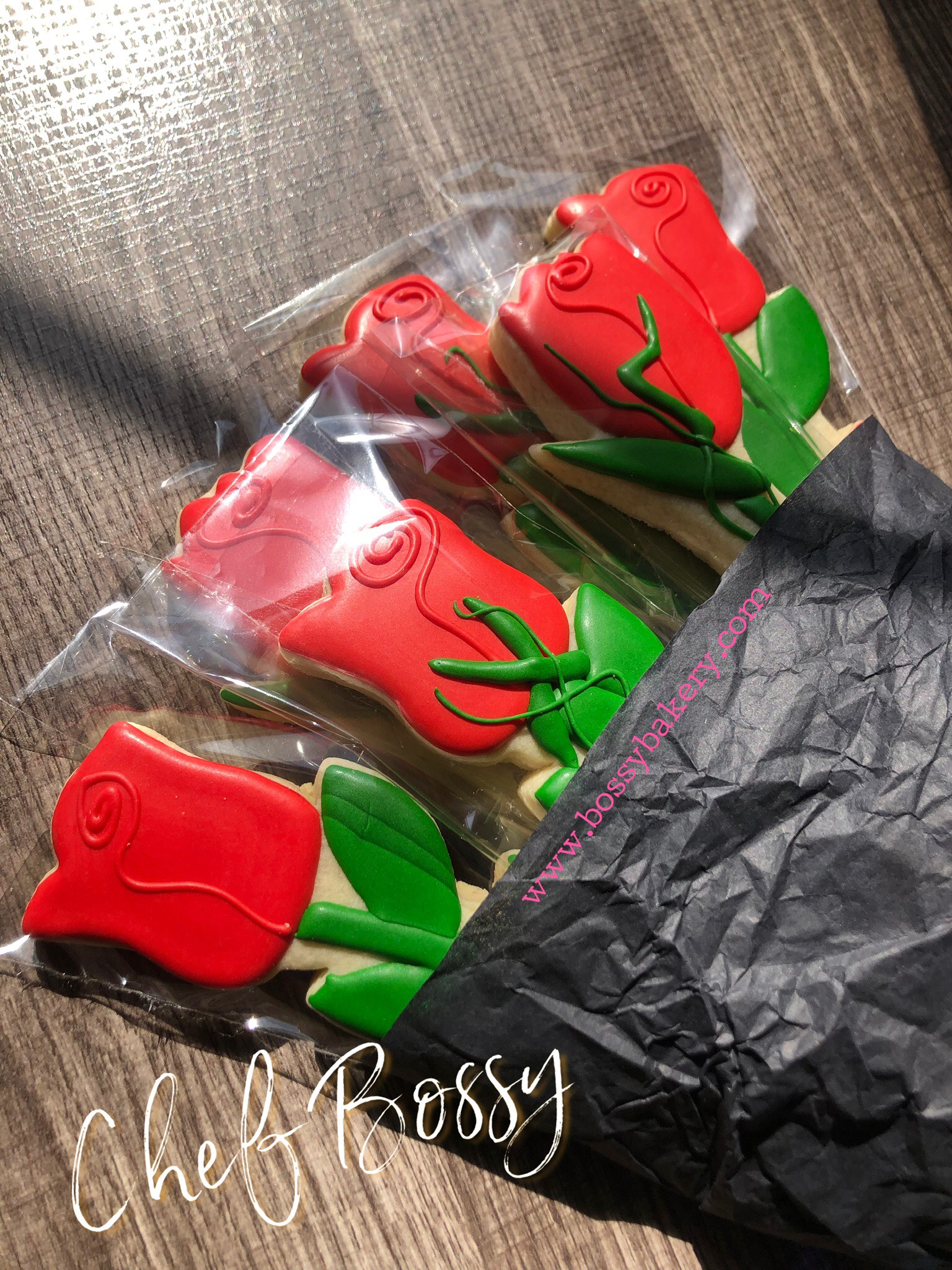 Cookie Bouquet_ Red Roses