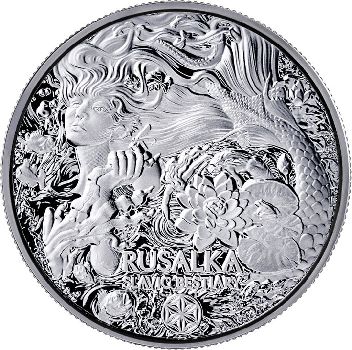 MONEDA 2 OZ PLATA .9999 BESTIAS ESLAVAS (2022) ULTRARELIEVE