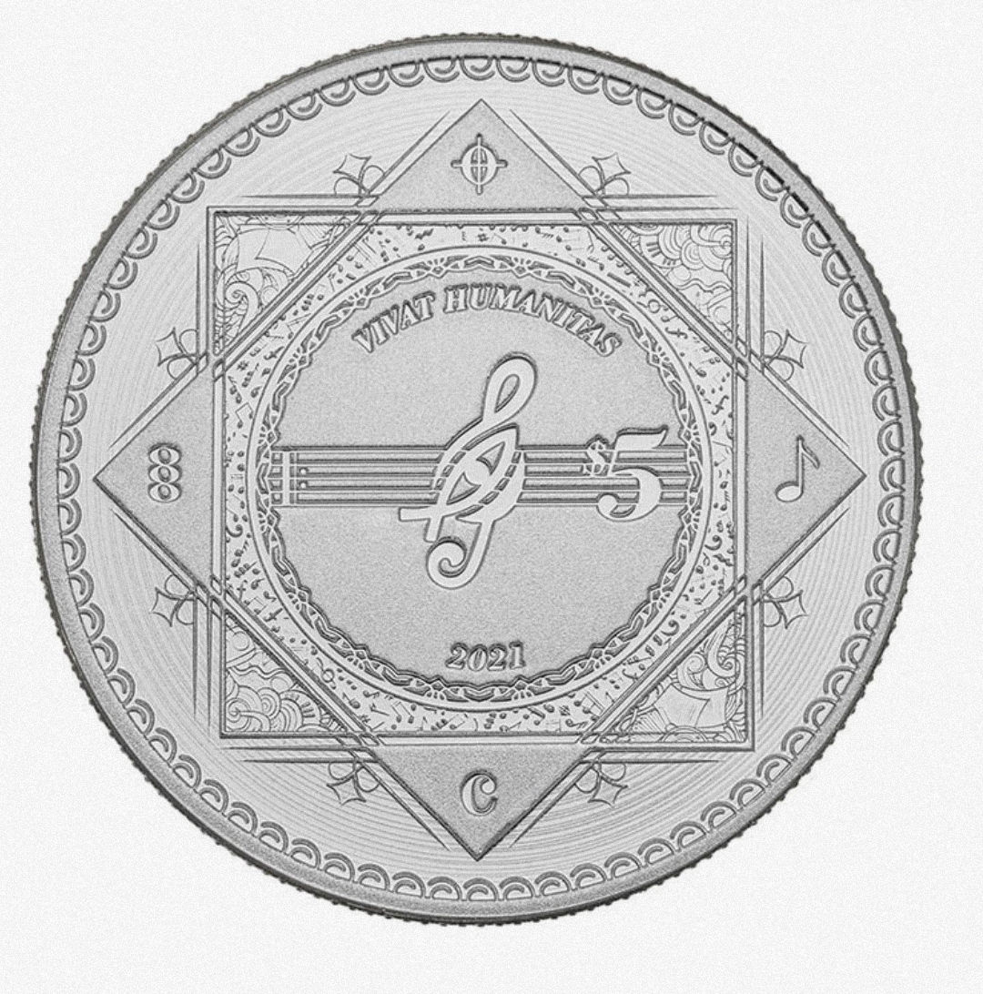 MONEDA 1 OZ PLATA .9999 - VIVAS HUMANITAS