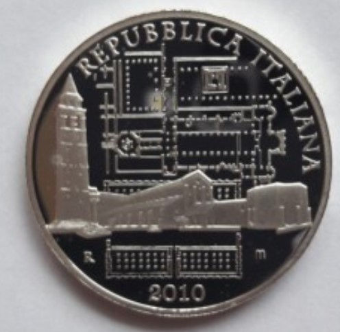MONEDA PLATA .925 - 10 EUROS ITALIA 2010