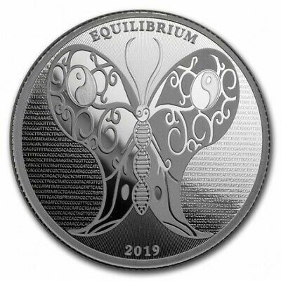 MONEDA 1 OZ PLATA .9999 EQUILIBRIO (2019)