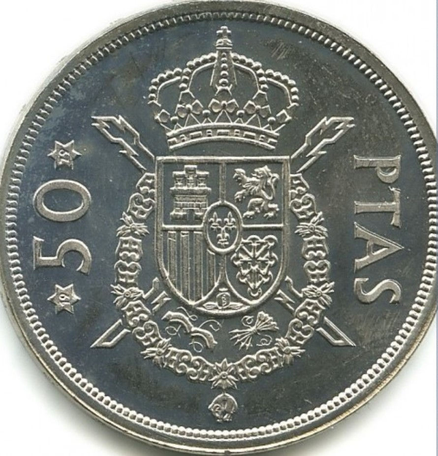 MONEDA 50 PESETAS ESPAÑA- 1975