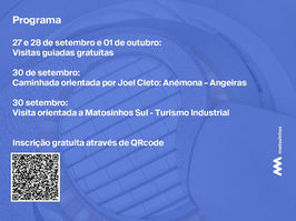 Câmara de Matosinhos celebra Dia Mundial do Turismo com visitas guiadas e gratuitas