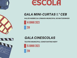 De 14 a 16 de junho Matosinhos organiza o Cinema na Escola
