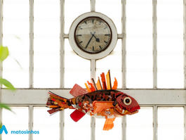 Resíduos transformados em arte