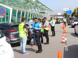 PSP realiza operação “Utilização Segura de TVDE” no Aeroporto do Porto