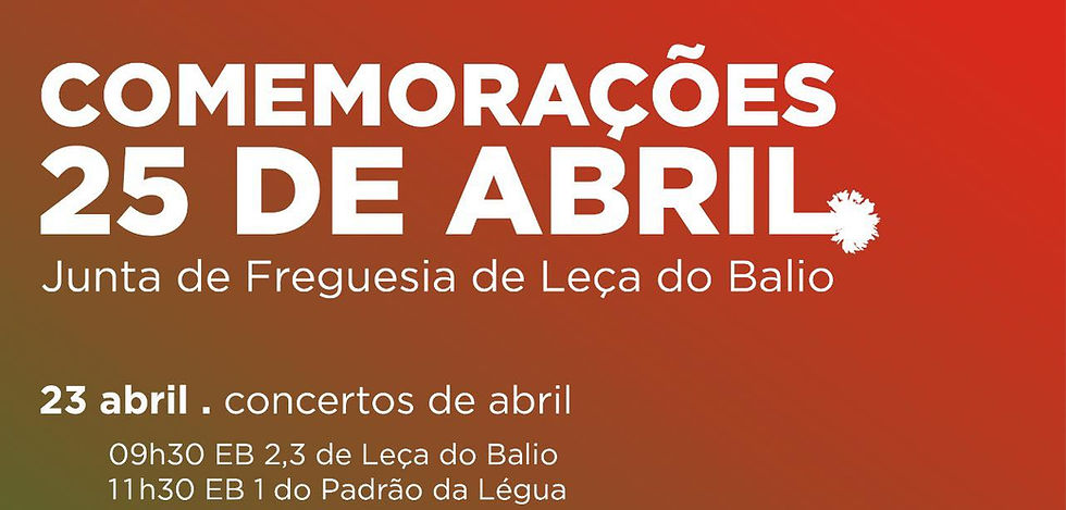 Comemorações do 25 de abril em Leça do Balio