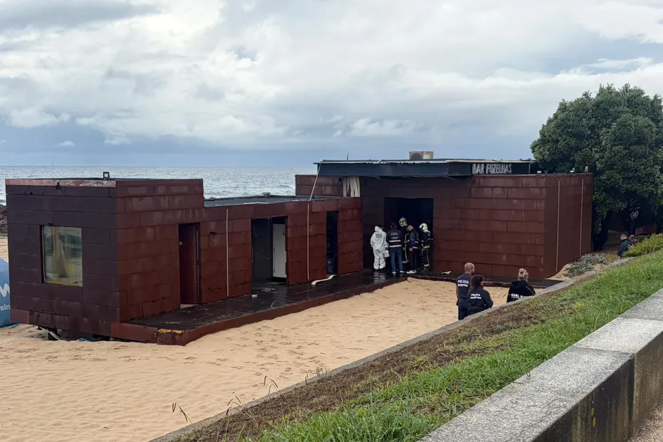 Leça da Palmeira: Incêndio deflagrou no Bar Fuzelhas