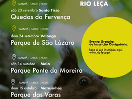 ‘Bioblitz’ – os passeios pela natureza do rio Leça agendados para a Maia e Matosinhos