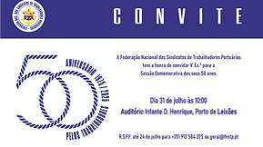 Federação Nacional dos Sindicatos de Trabalhadores Portuários comemora 50 anos 