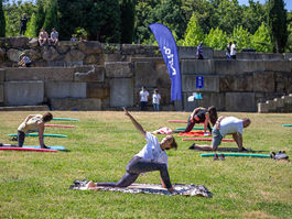 Porto city parks have free pilates and yoga classes