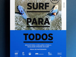 Surf Inclusivo na Praia de Matosinhos