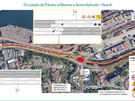 Novos condicionamentos de trânsito com obras do Metrobus em Matosinhos