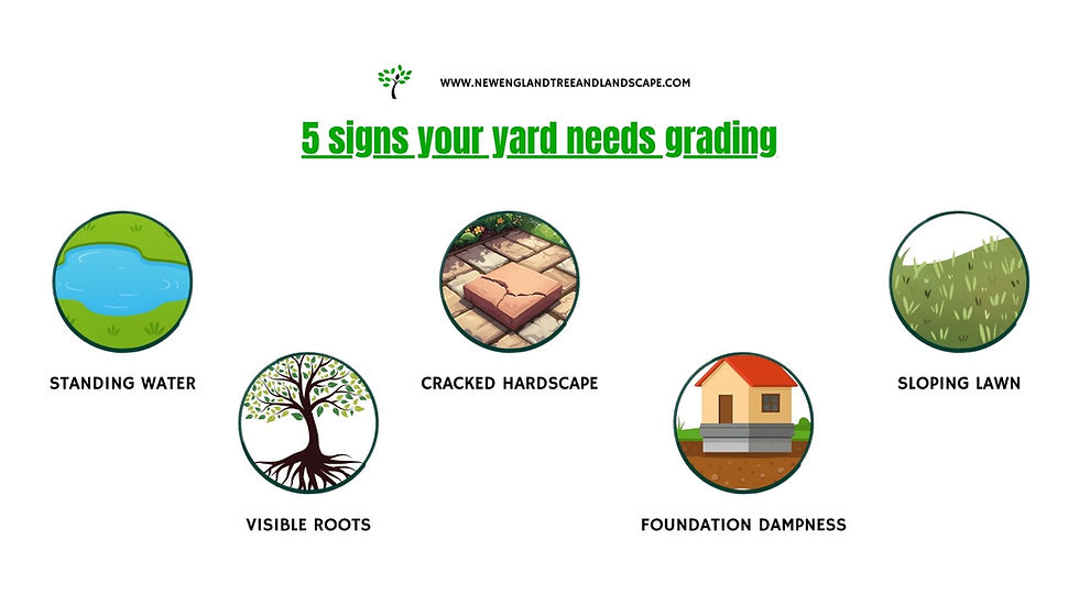 When does your yard need grading? Fairhaven, MA Guide