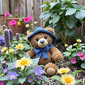 Teddy bear in the gardewn.jpg