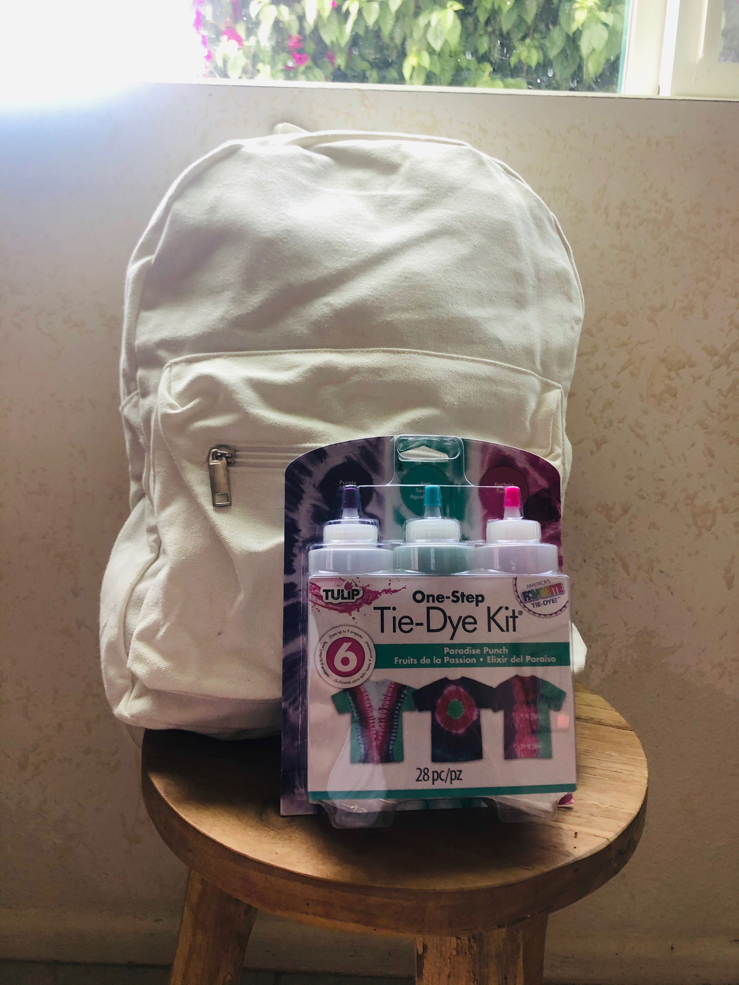 DIY Tie Dye Backpack
