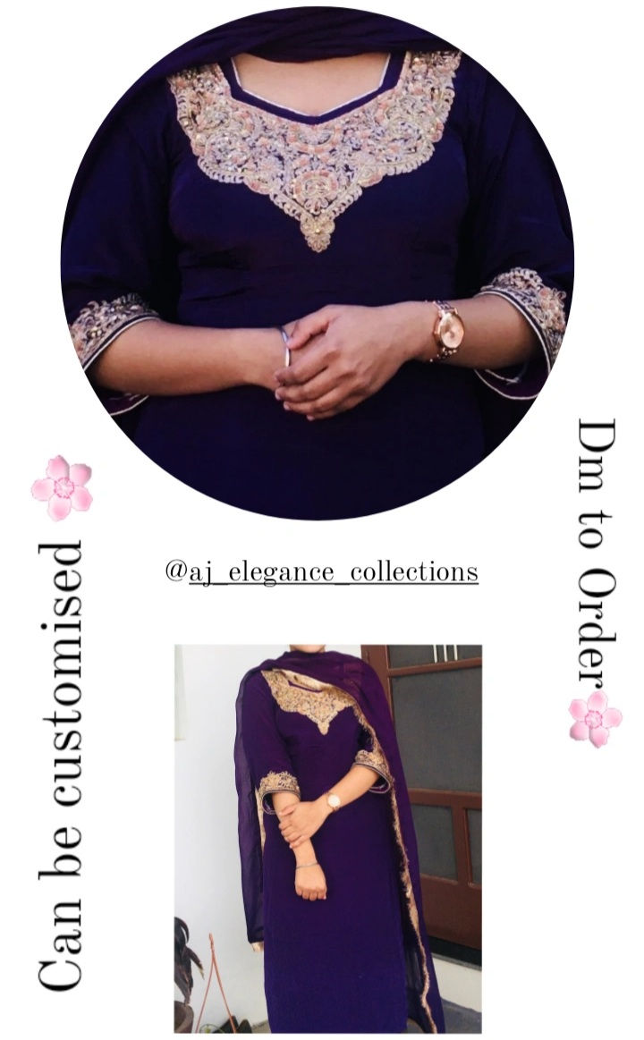 Thumbnail: Dark purple traditional wear 2022