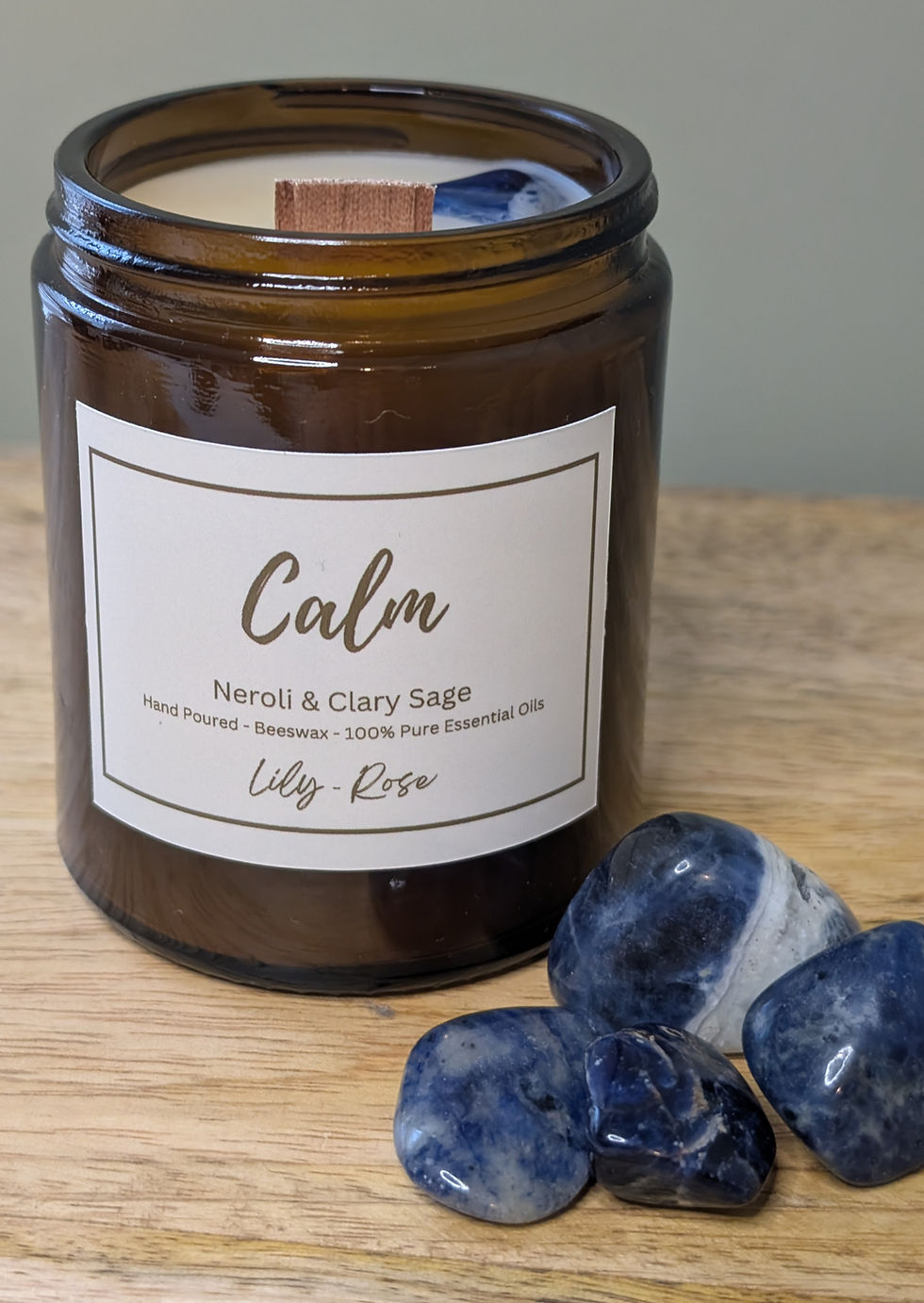 Thumbnail: The Calm Candle - Neroli, Clary Sage & Sodalite