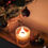Thumbnail: Eco-friendly beeswax Christmas candle burning in cosy festive home, non-toxic and handmade in the UK