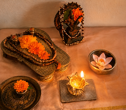 The circle is facilitated by the Sadhvis of the Parampara