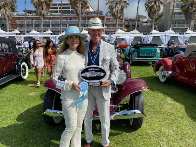 1934 Auburn 12 Salon wins the Paul Emple Memorial Trophy La Jolla Concours April 2023