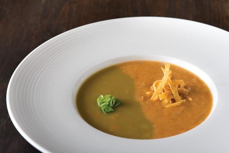 Arranged Food and Objects