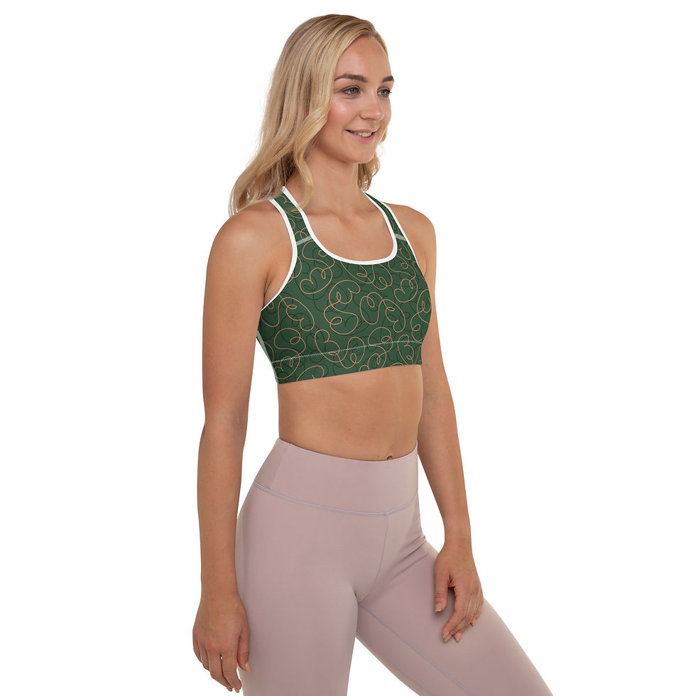 Thumbnail: Ivy Hearts Padded Sports Bra