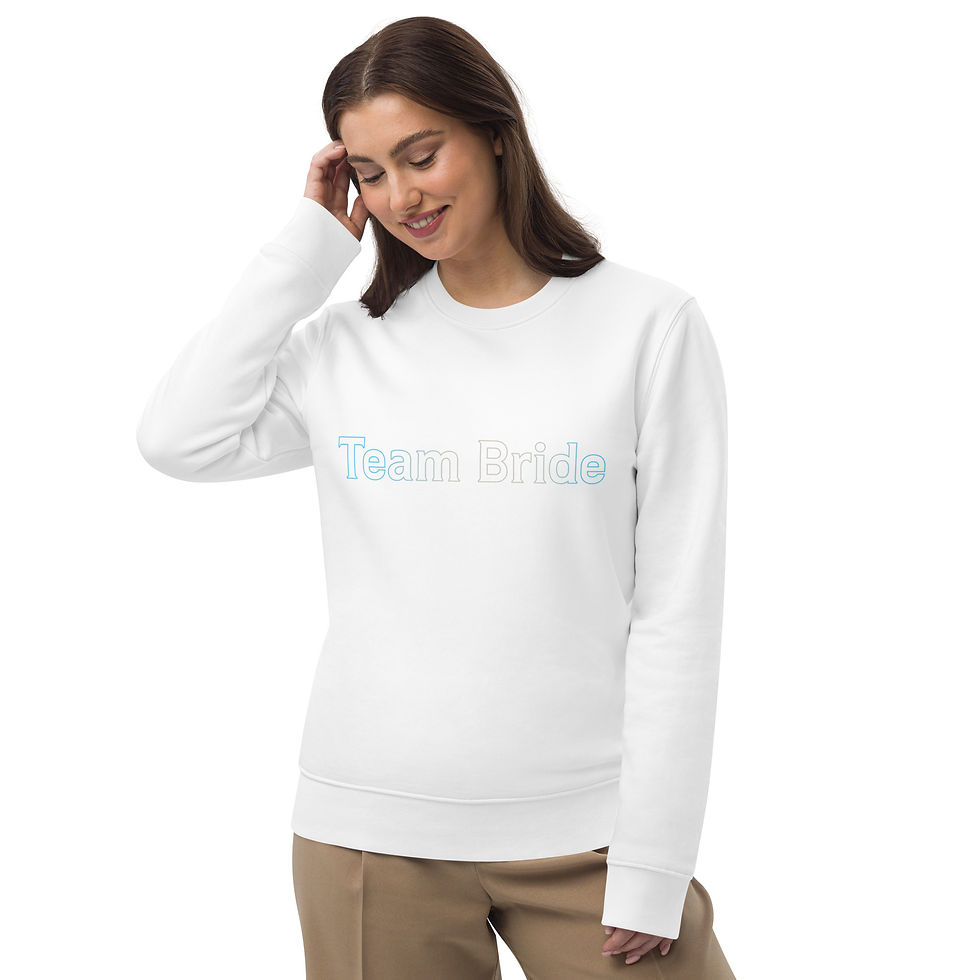Thumbnail: Team Bride Unisex Eco Sweatshirt