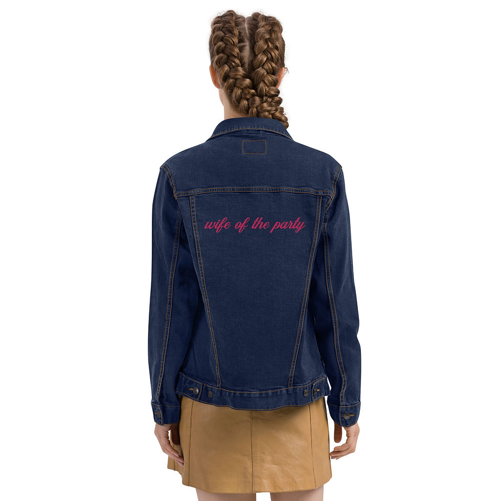 Thumbnail: Wife of the Party Denim Jacket