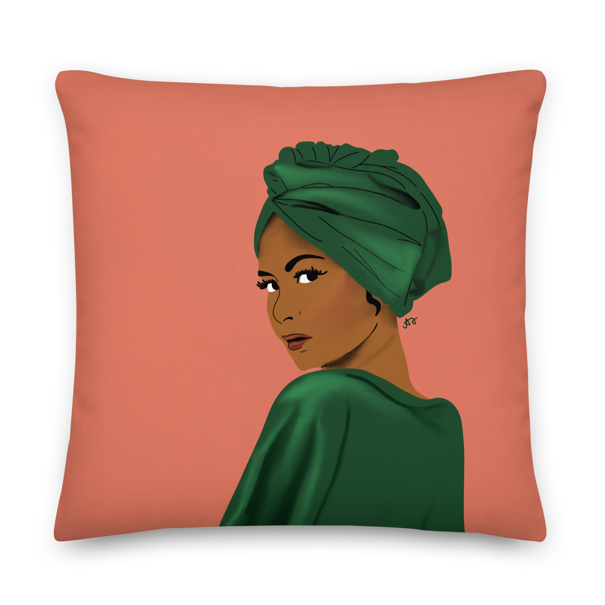 Retro Serenity Premium Pillow