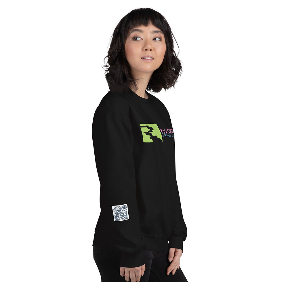 Thumbnail: Logo & QR Code Big Creek Unisex Sweatshirt