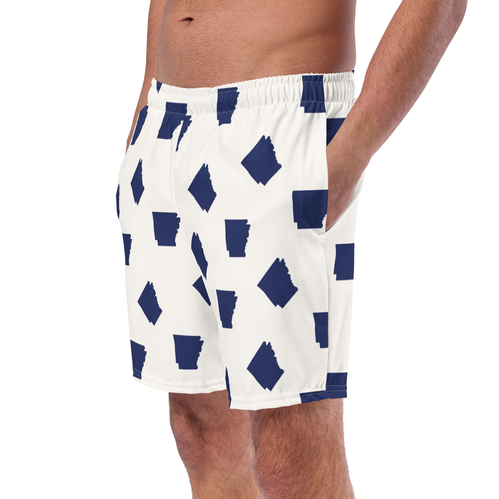 Arkansas C&N Recycled Material Swim Trunks