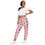 Thumbnail: Snow Doggo in Pink Unisex track pants