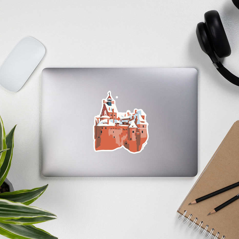 Thumbnail: Holiday Castle Bubble-free stickers
