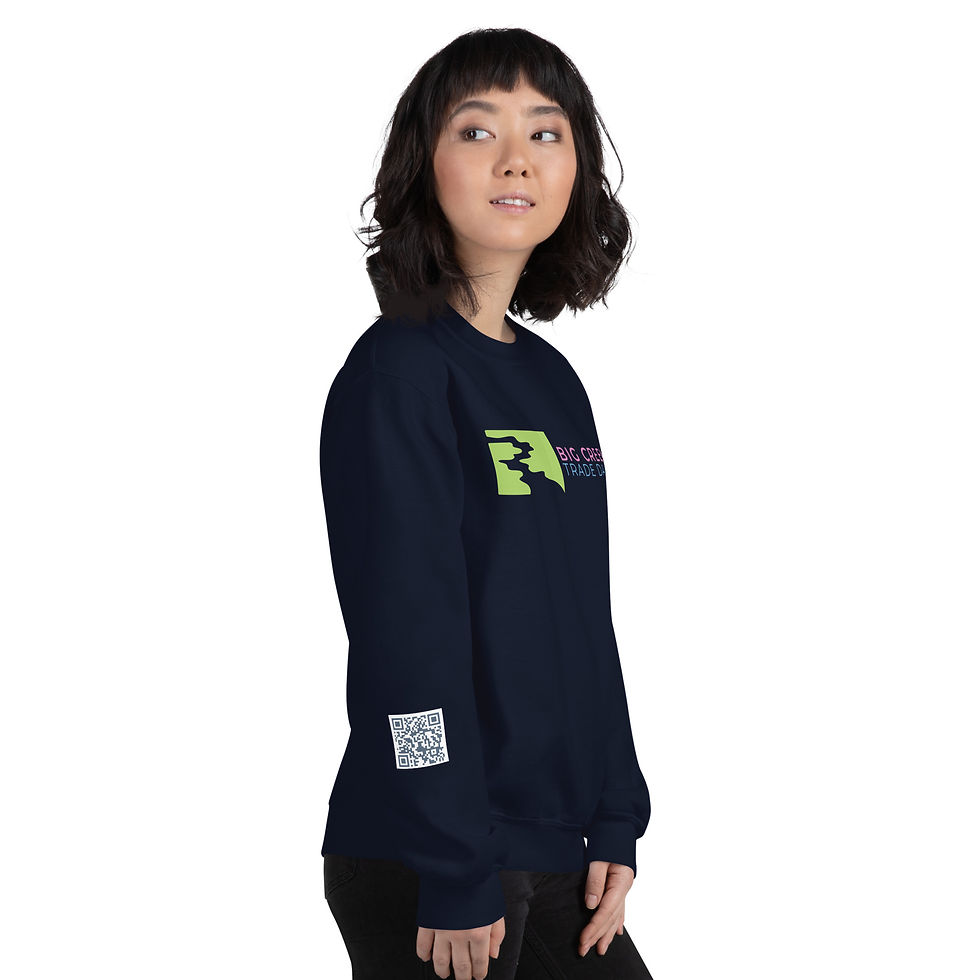 Thumbnail: Logo & QR Code Big Creek Unisex Sweatshirt