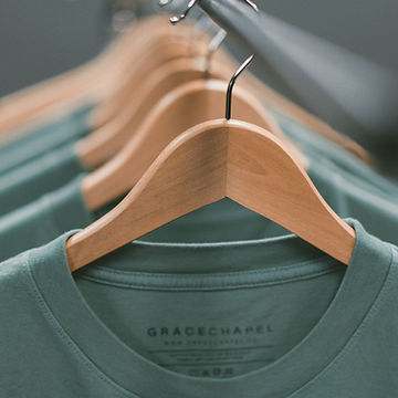 T-shirts on Hangers