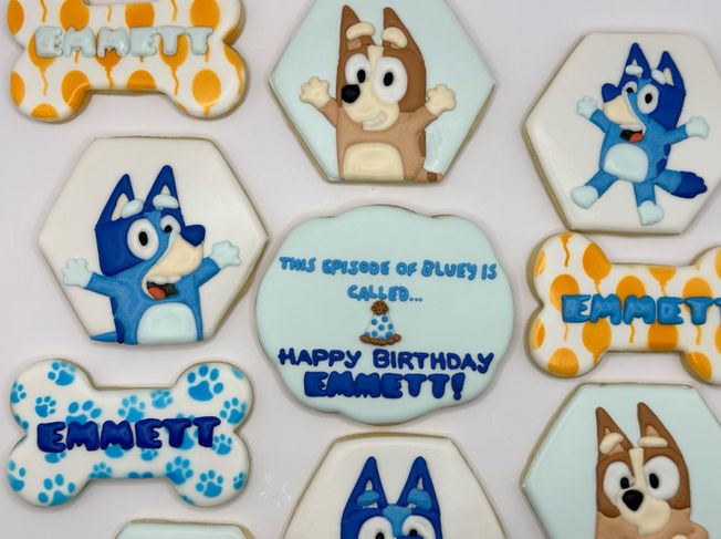 Custom Sugar Cookies - Bluey